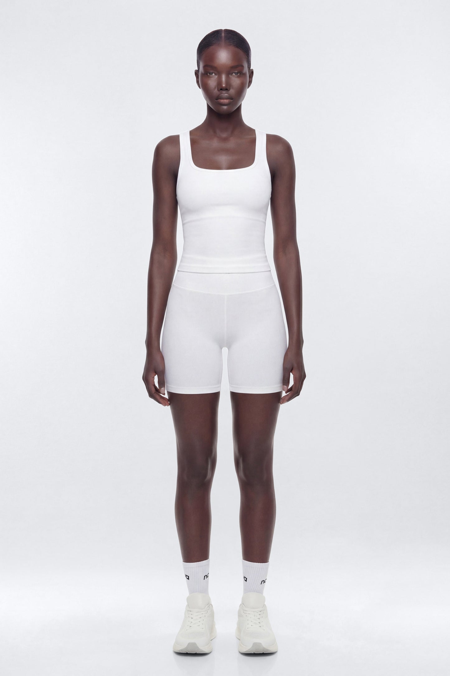 SeamlessLift™ 5″ High Rise Biker Short - Bright White
