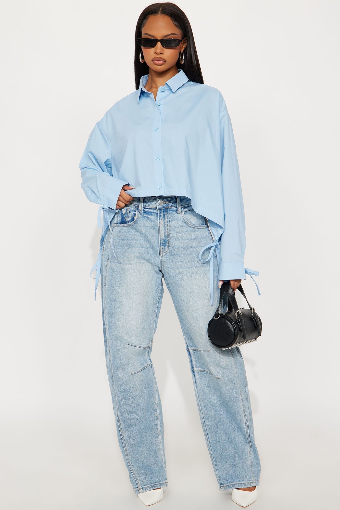 Perfect Illusion Poplin Shirt - Blue