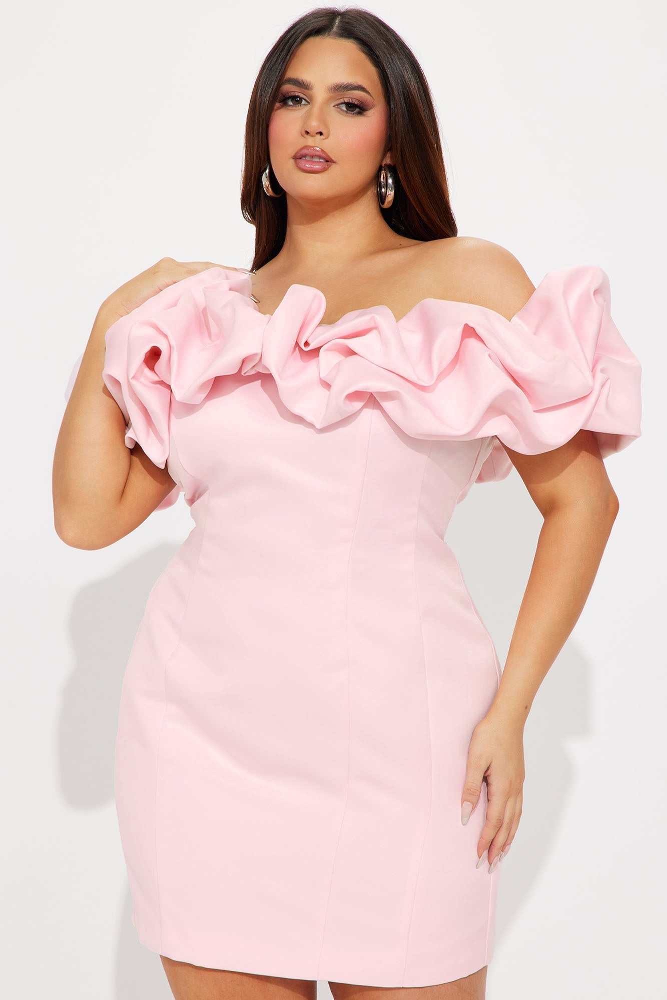 Parisian Nights Mini Dress - Pink