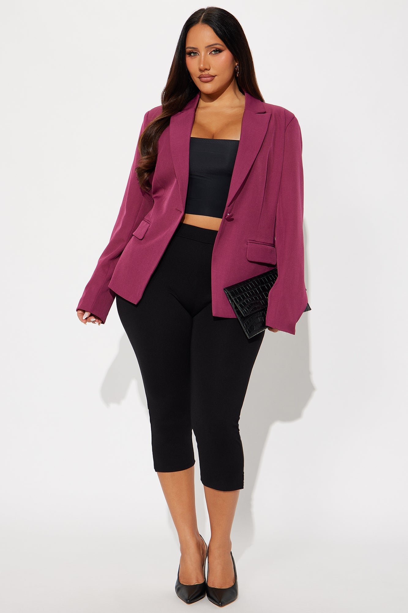 Breaking Even Blazer - Raspberry