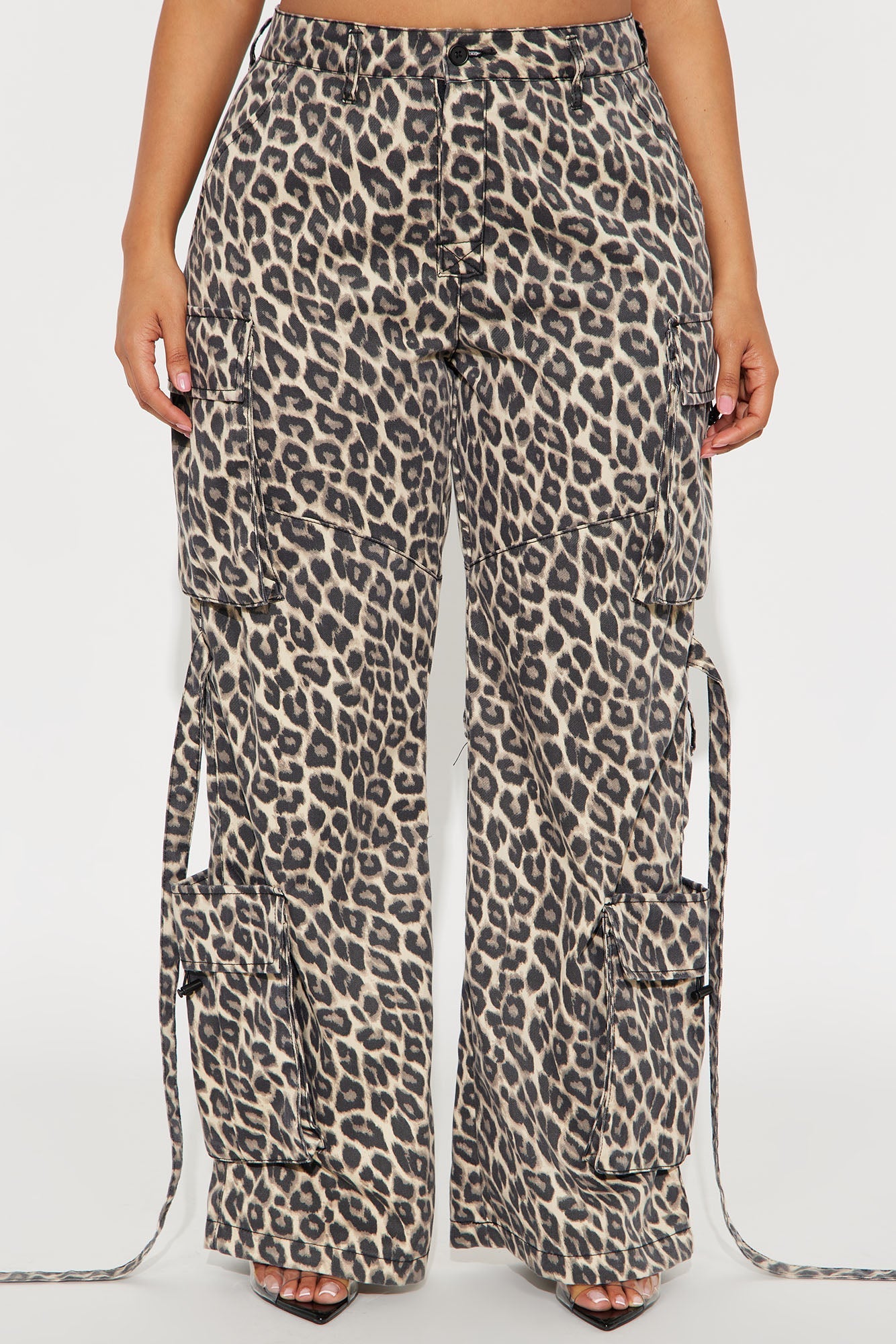 Level You Up Leopard Cargo Pant - Leopard
