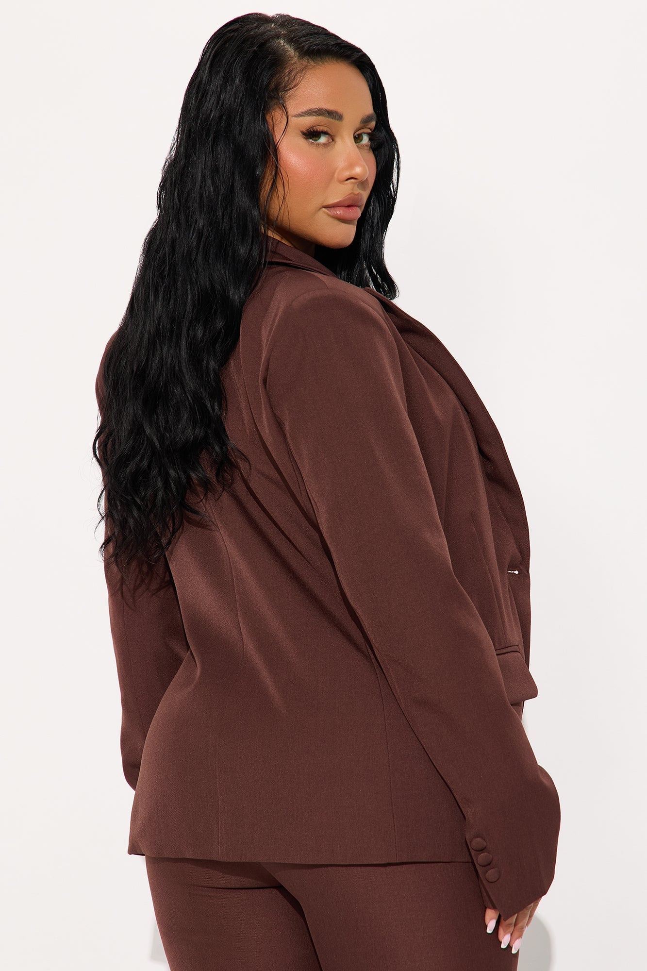 Breaking Even Blazer - Chocolate