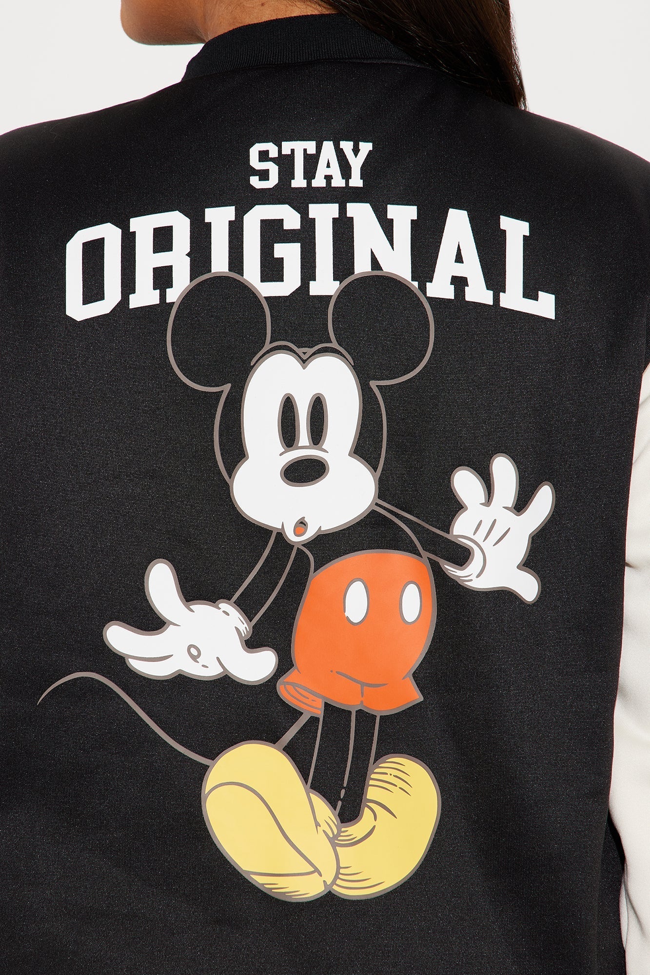 Mickey Mouse Sherpa Lined Jacket - Black