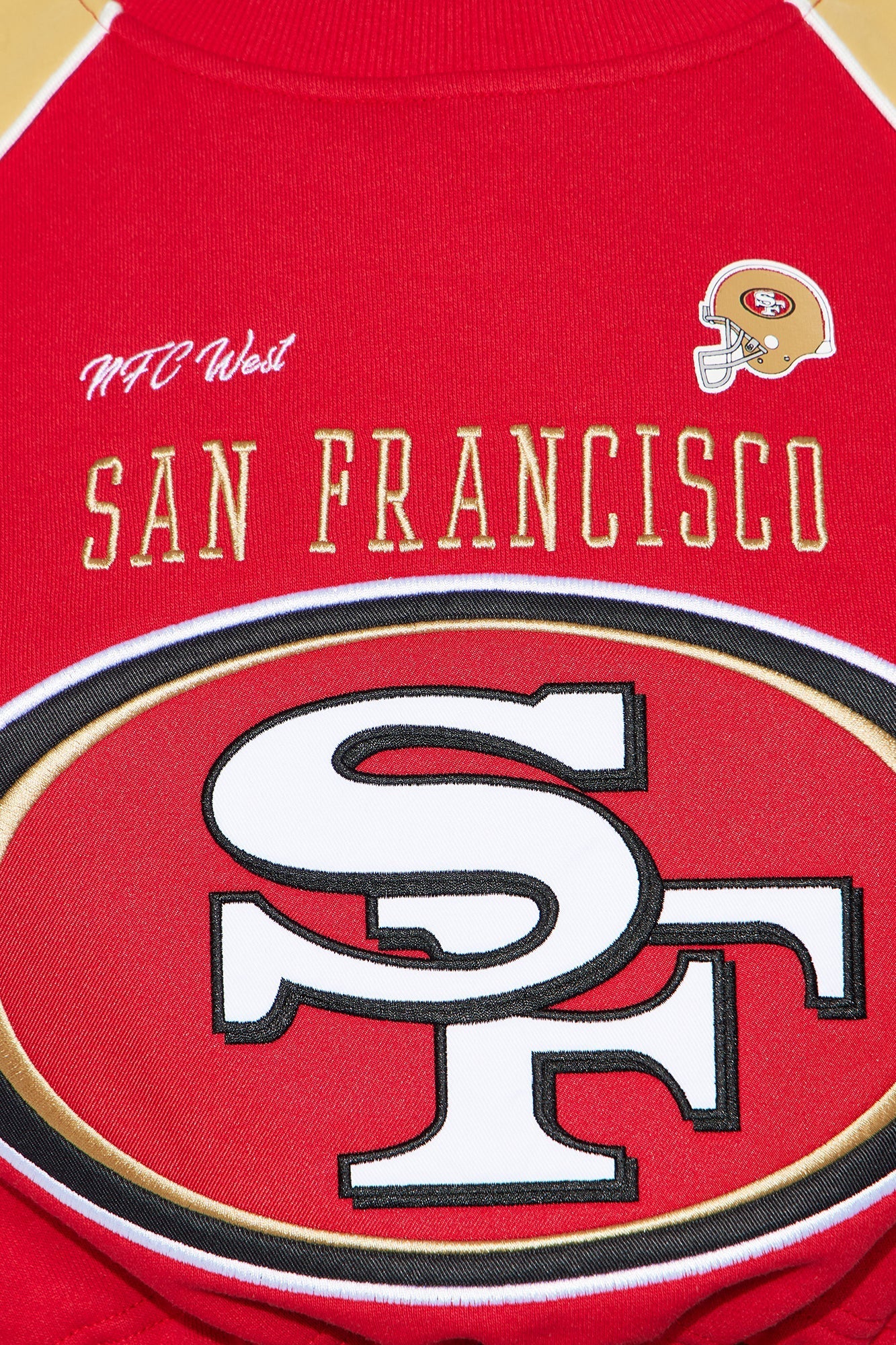 NFL 49ers Crew Neck Sweatshirt - Red