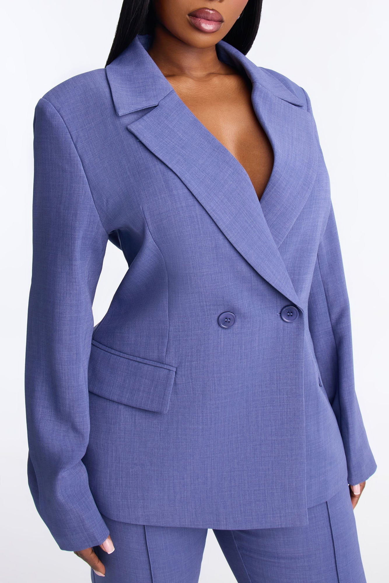 Jessica Double Breasted Blazer - Navy